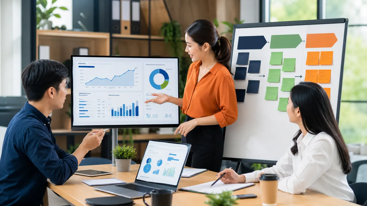 Đội ngũ marketing xây dựng lộ trình SEO website 90 ngày